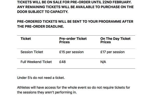 Full Out Fest 2026 Spectator Tickets